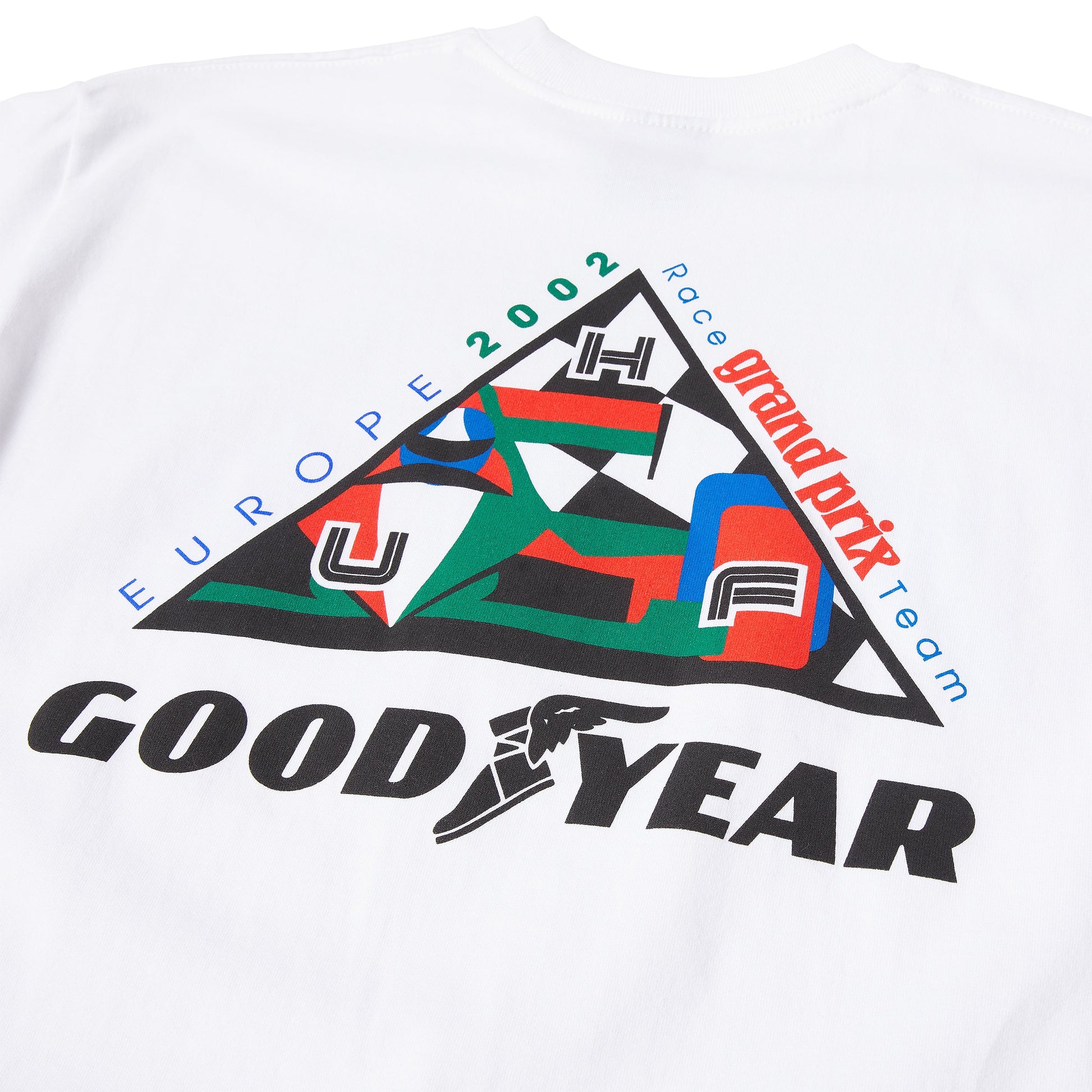 White Prix T-Shirt Footwear Goodyear unisex | HUF Triangle USA Goodyear Triple x Grand