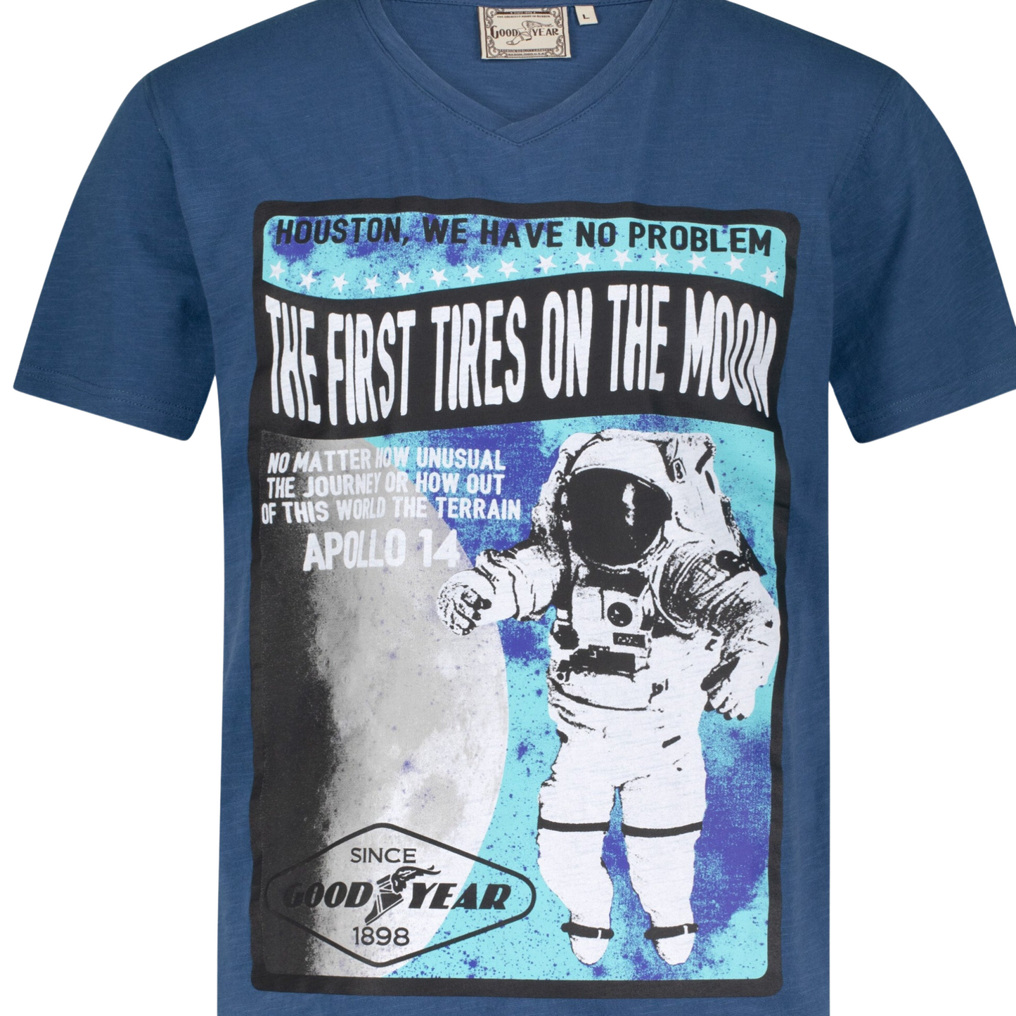 Moonland First Tires on the Moon Tee