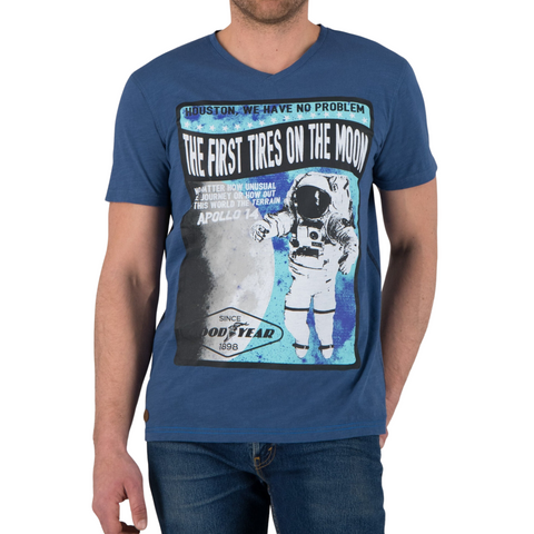 Moonland First Tires on the Moon Tee